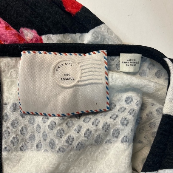 Anthropologie Postmark Linnea Top Striped Floral Tunic, size XS - Picture 10 of 14
